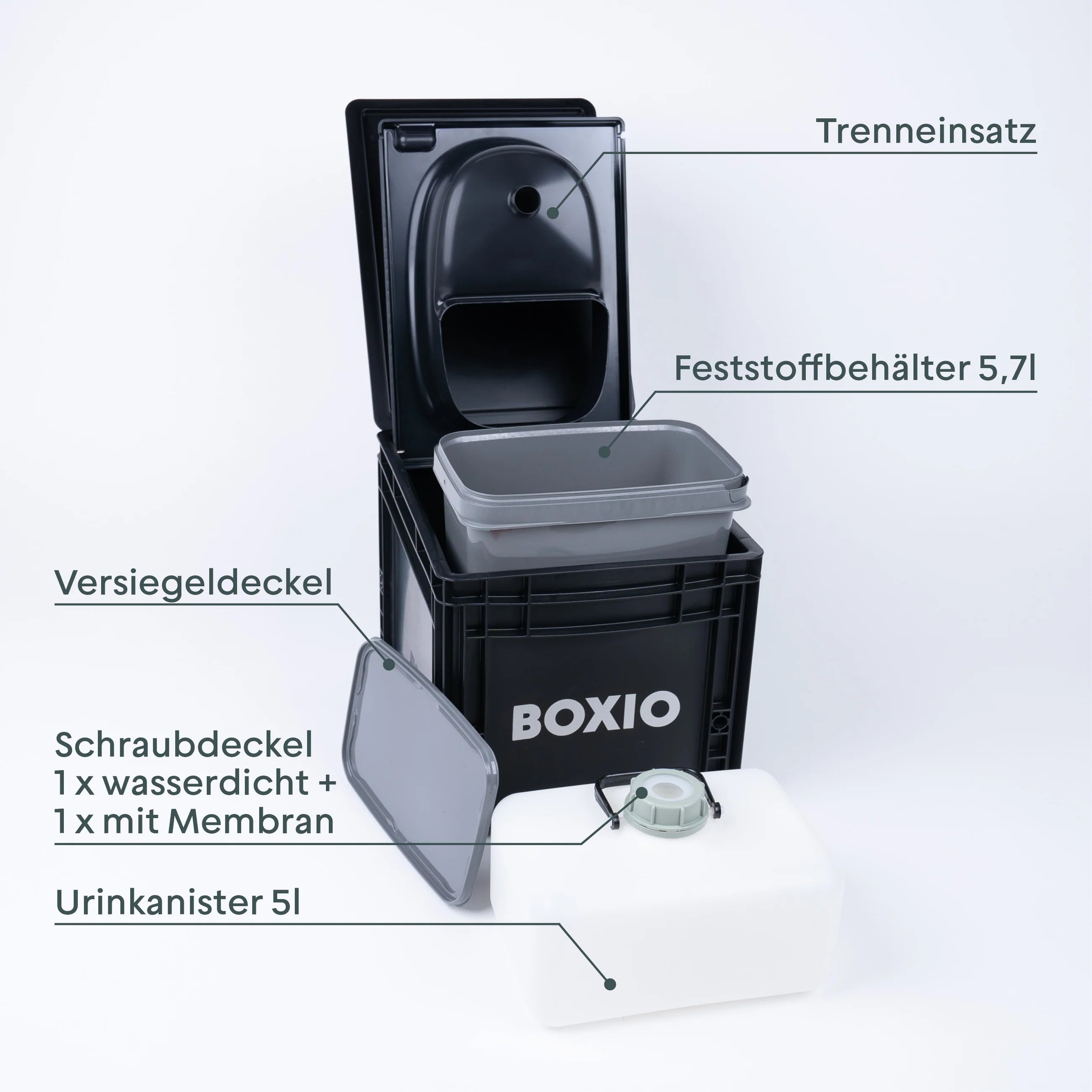 BOXIO TOILET - Toilette für die VANBOX360